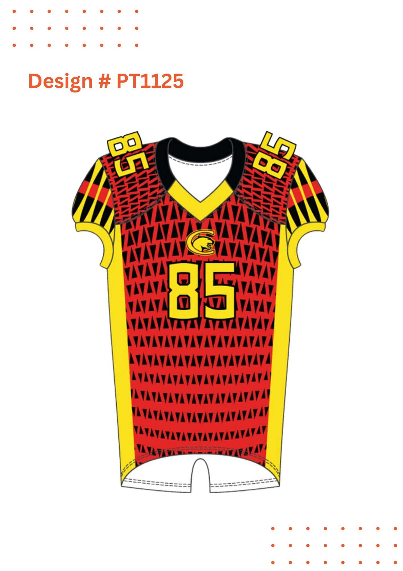Custom Football Uniform Mockups